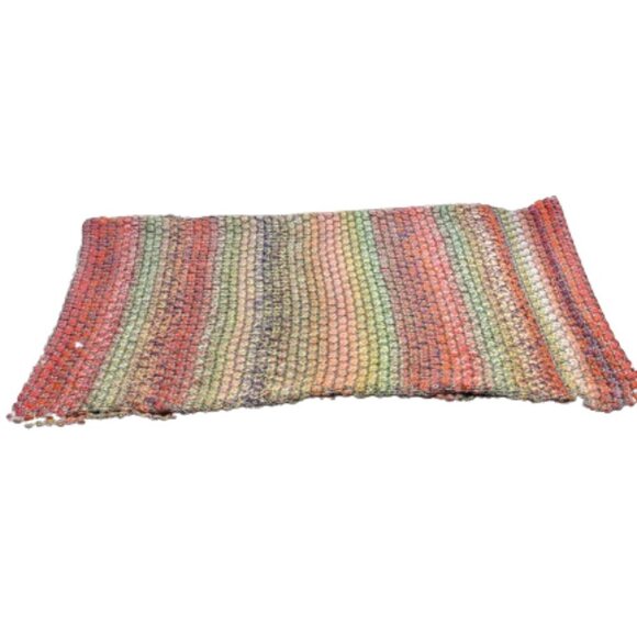 Roots Chunky Knit Infinity Scarf | Rainbow Ombre | Winter Warmth - Picture 1 of 6